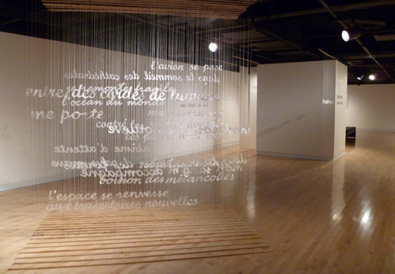 Exposition individuelle, salle Raymond-Lasnier, Maison de la culture, Trois-Rivières