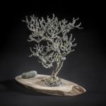 Sculpture d'arbre en métal