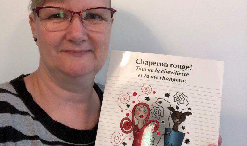Lancement du livre Chaperon rouge! Tourne la chevillette et ta vie changera! de Sylartvie