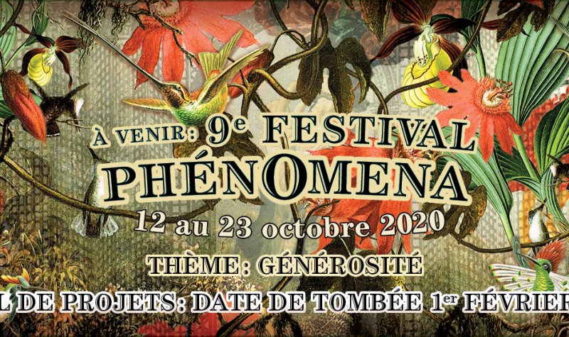 Appel à Projets : Festival Phénomena 2020