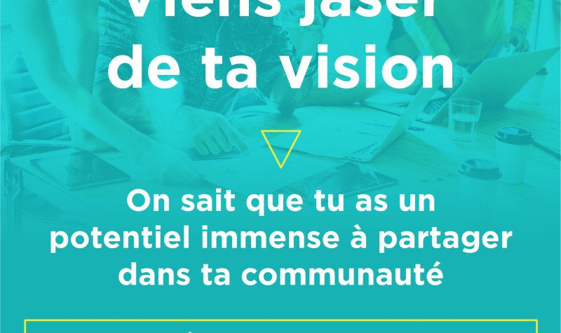 Invitation aux 15-29 ans de la MRC de Bécancour: «Viens jaser!»