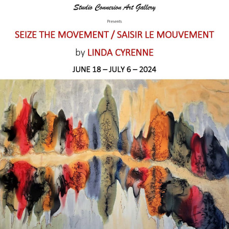 Exposition solo Saisir le mouvement de Linda Cyrenne