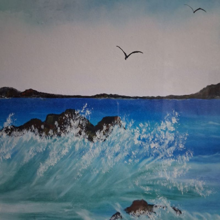 Exposition Un pied nomade, l’autre marin de Susy Desrosiers