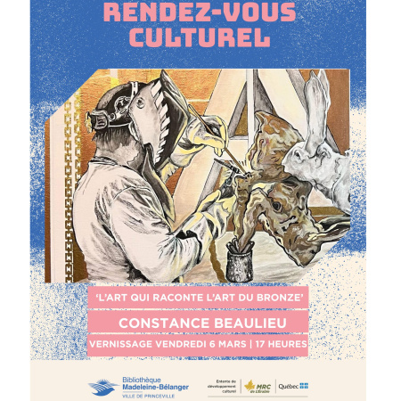 Exposition L’art qui raconte du bronze de Constance Beaulieu