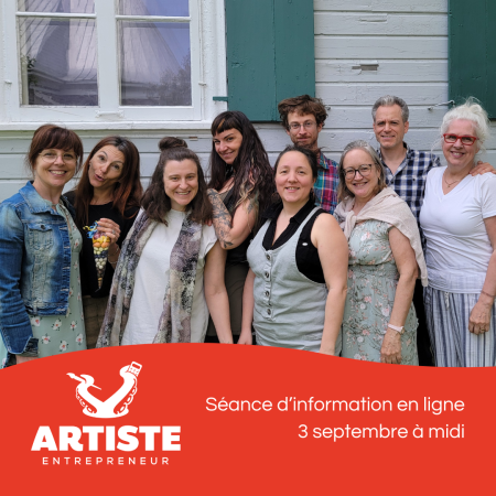 Artiste entrepreneur – Communauté de pratique et d’apprentissage