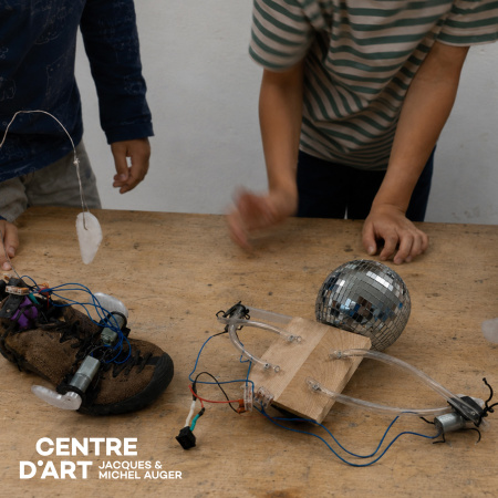 Atelier de création MATIÈRE À ROBOTISER au CAJEMA 