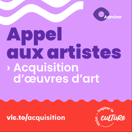 Appel aux artistes : acquisition annuelle d&rsquo;&oelig;uvres d&rsquo;art pour la collection municipale 