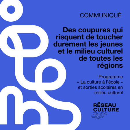 Des coupures qui risquent de toucher durement les jeunes et le milieu culturel