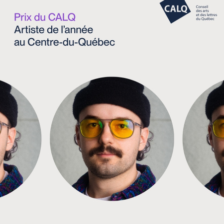 Le musicien Charles Labrèche reçoit  le Prix du CALQ – Artiste de l’année au Centre-du-Québec
