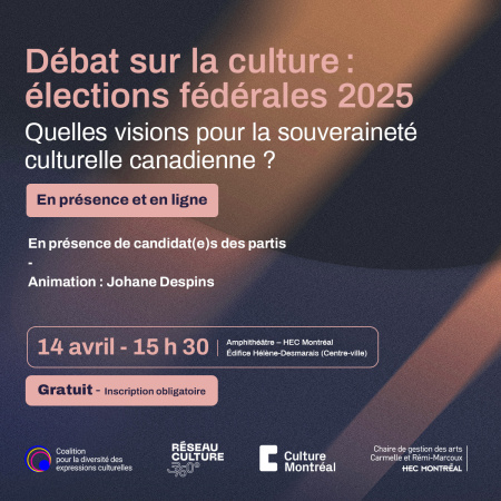 Élections fédérale 2025 : débat sur la culture