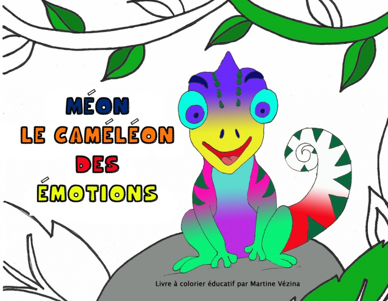 Livre à colorier pour enfants de 4ans et+ pour apprendre à reconnaitre et mieux gérer les émotions.