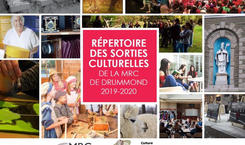 Sorties culturelles locales : la MRC de Drummond publie son répertoire 2019-2020