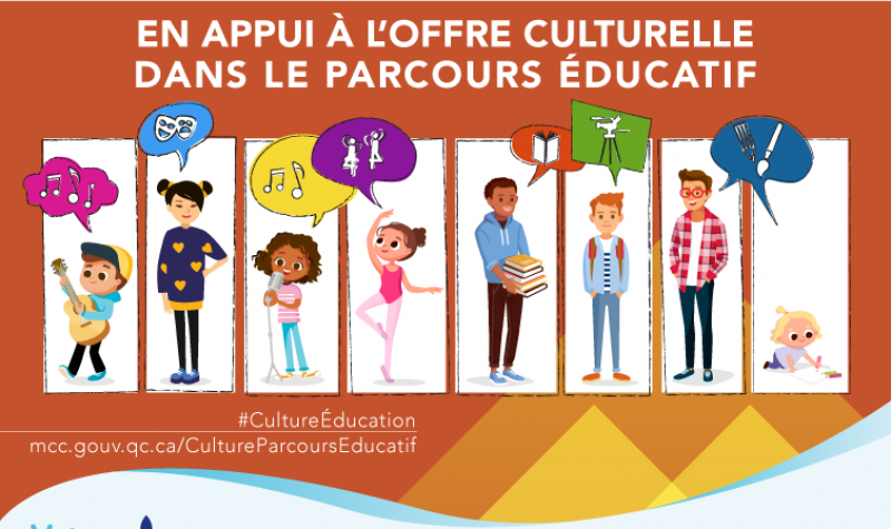 Québec lance un troisième appel de projets pour enrichir l'offre culturelle dans le parcours éducatif des jeunes Québécois